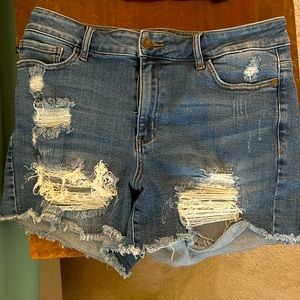 Distressed Judy Blue shorts